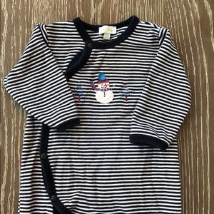 Snowman onzie Navy Blue stripes New Condition